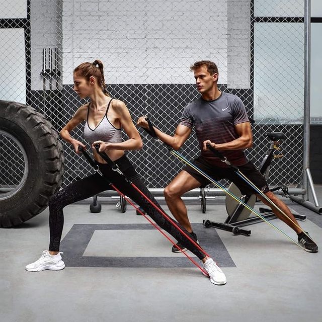 Resistance Bands Set – 5 Levels for Home & Gym Workout