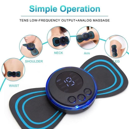 Mini Electric Massager – 8 Modes & 19 Strength Levels