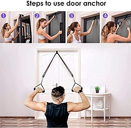 Resistance Bands Set – 5 Levels for Home & Gym Workout
