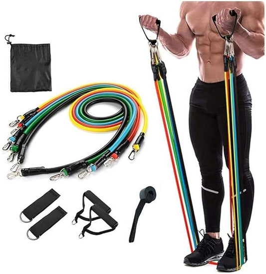 Resistance Bands Set – 5 Levels for Home & Gym Workout